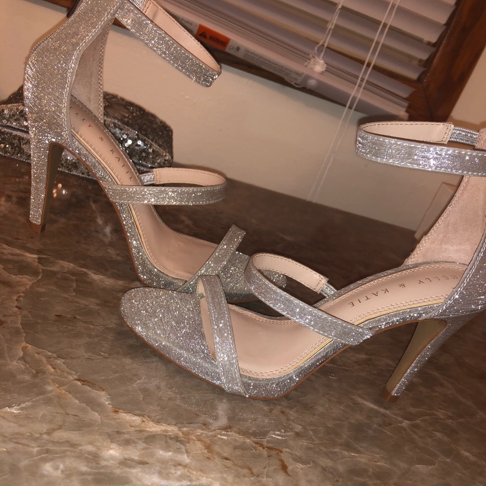 Glittery heels